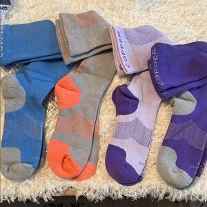 2/$25 Tommie Copper woman’s  Socks - 4pk new in package size medium